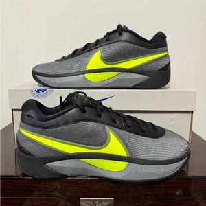 Nike Giannis Freak 6 Black Volt Men's Sizes New Sneakers Basketball Shoes